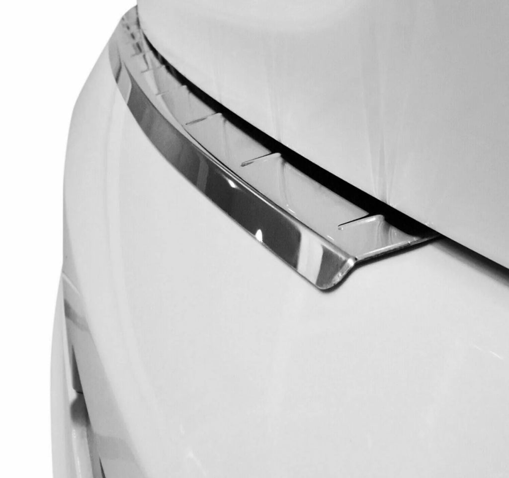 Fits Audi Q7 4L 2006-2015 Chrome Rear Bumper Protector Scratch Guard - Luxell Europe