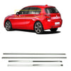 Fits BMW 1 Series F20 F21 2011-2019 Chrome Window Frame Sill Trim Strips Streamer 4 Pcs - Luxell Europe