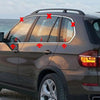 Fits BMW X5 E70 2006-2013 Chrome Window Frame Sill Trim Strips Streamer 6 Pcs