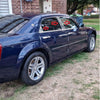 Fits Chrysler 300/300C 2004-2012 Chrome Door Pillar Trims 6 Pcs - Luxell Europe