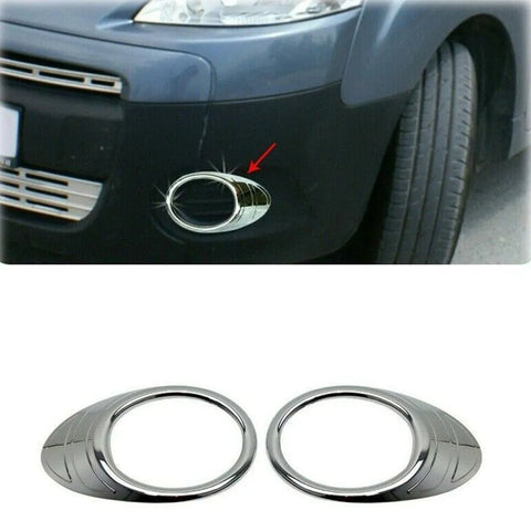 Fits Citroen Berlingo 2008-2012 Peugeot Partner Tepee 2008-2015 Chrome Plated Abs Plastic Fog Light Lamp Cover Surrounds Trim 2 Pcs - Luxell Europe