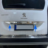 Fits Citroen Berlingo / Peugeot Rifter / Vauxhall Combo Chrome Tailgate Boot Lid Trim Strip Streamer 1 Pcs - Luxell Europe