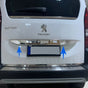 Citroen Berlingo / Peugeot Rifter / Vauxhall Combo Chrome Tailgate Window Trim Strip Streamer 2 Pcs