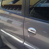 Fits Citroen C1 / Toyota Aygo / Peugeot 206 Chrome Exterior Door Handle Cover 4 Pcs 4 DOOR - Luxell Europe