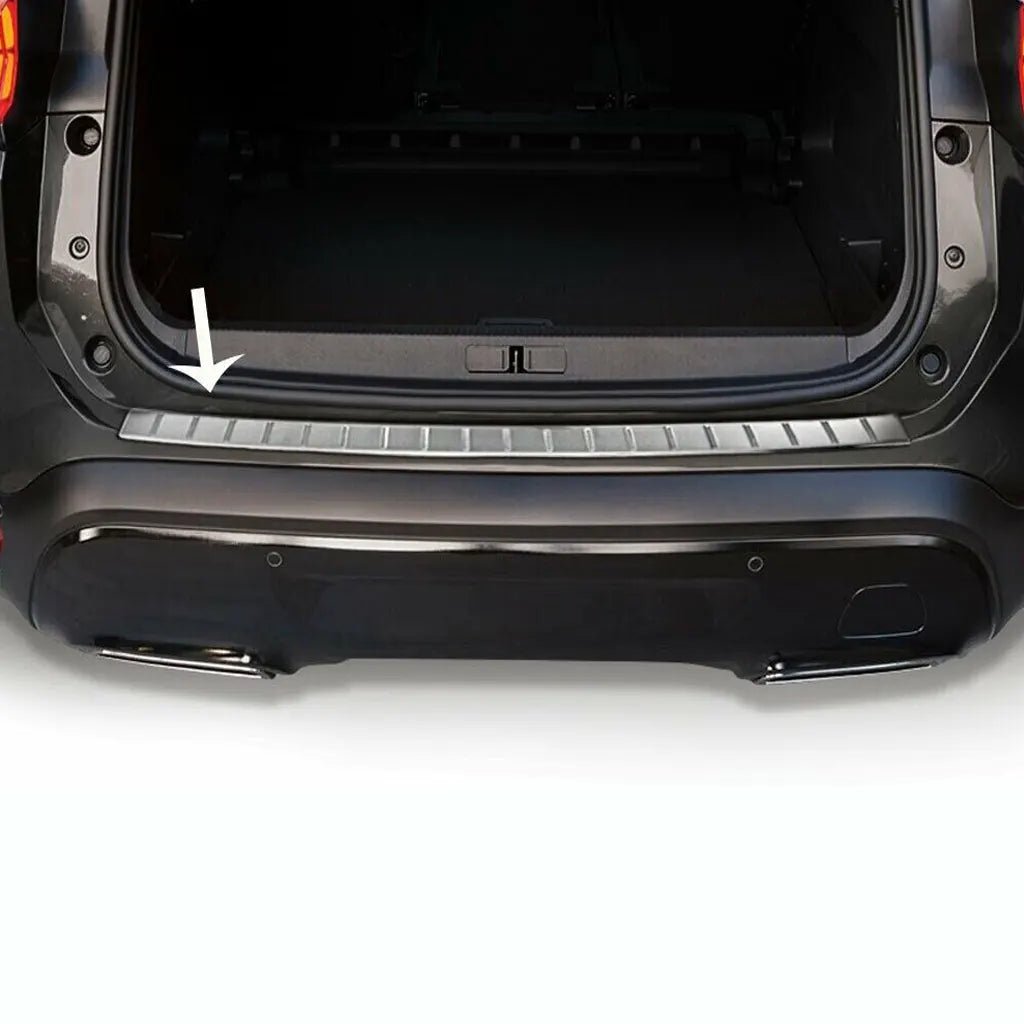 Fits Citroen C5 Aircross 2018-2022 Chrome Rear Bumper Protector Scratch Guard - Luxell Europe