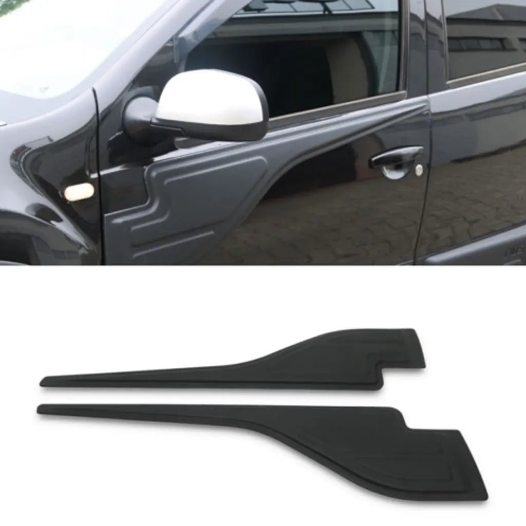 Fits Dacia Duster 2010-2017 ABS Side Door Body Cladding Trim 2 Pcs - Luxell Europe