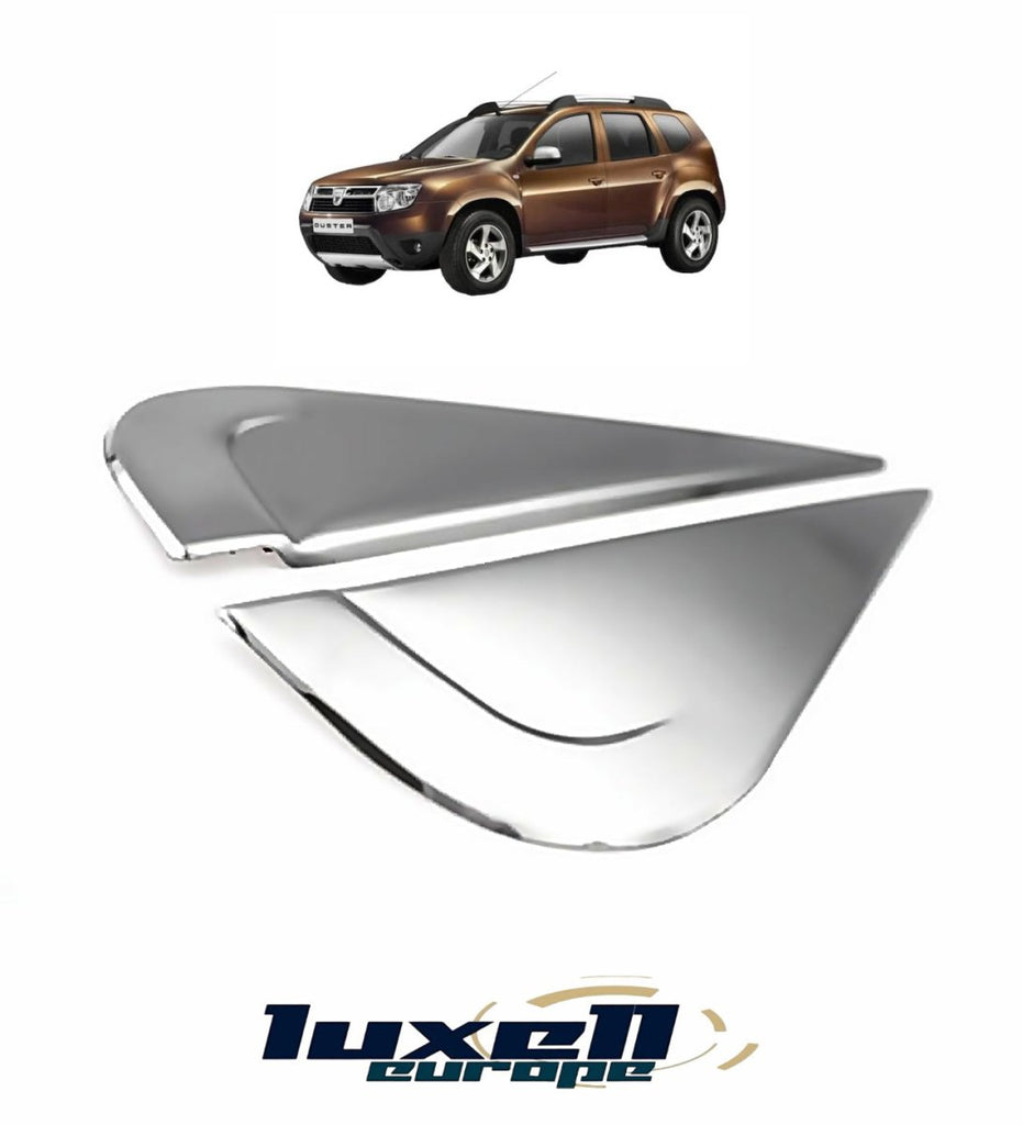 Fits Dacia Duster 2010-2017 Chrome Window Quarter Panel Frame Sill Trim Strips Streamer 2 Pcs - Luxell Europe