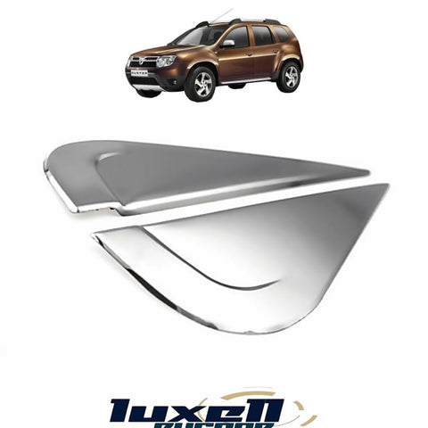 Fits Dacia Duster 2010-2017 Chrome Window Quarter Panel Frame Sill Trim Strips Streamer 2 Pcs - Luxell Europe