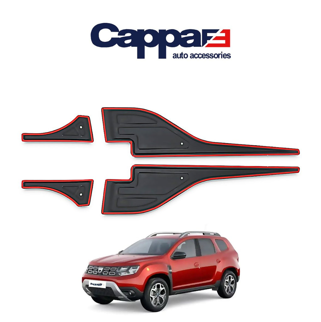 Fits Dacia Duster 2018-2021 ABS Side Door Body Cladding Trim 4 Pcs - Luxell Europe
