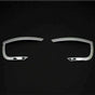 Fits Dacia Duster 2018-2022 Chrome Fog Light Lamp Cover Surrounds Trim 2 Pcs - Luxell Europe