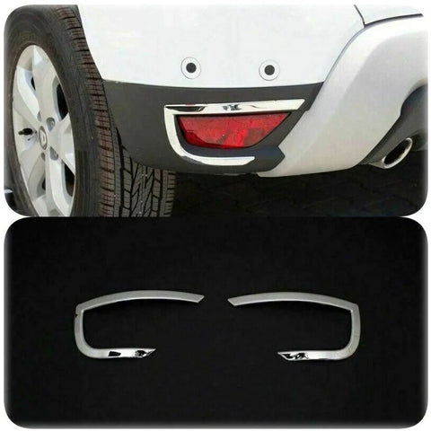 Fits Dacia Duster 2018-2022 Chrome Fog Light Lamp Cover Surrounds Trim 2 Pcs - Luxell Europe