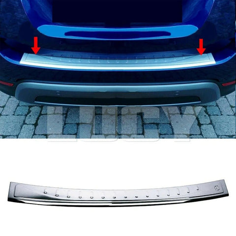 Fits Fiat 500 X 2014-2021 Chrome Rear Bumper Protector Scratch Guard - Luxell Europe