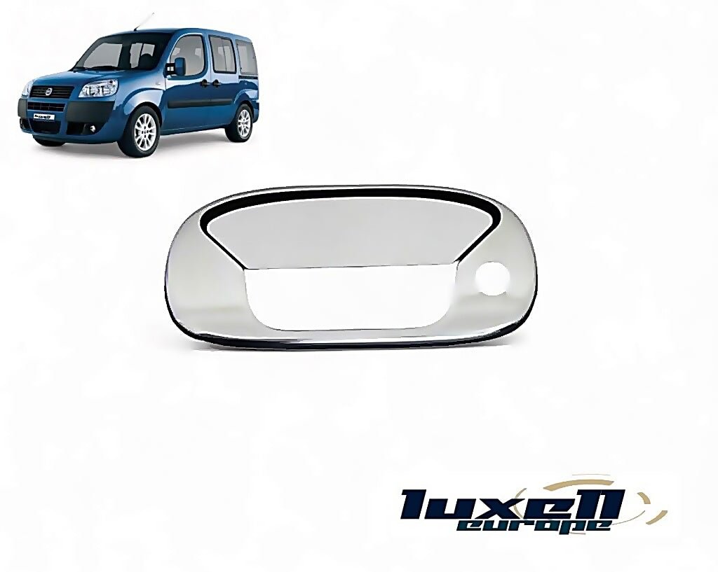 Fits Fiat Doblo 2000-2006 Chrome Tailgate Exterior Door Handle Cover 2 Pcs - Luxell Europe