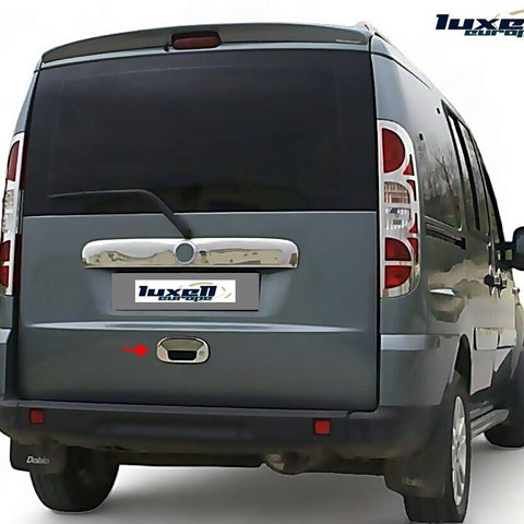 Fits Fiat Doblo 2000-2006 Chrome Tailgate Exterior Door Handle Cover 2 Pcs - Luxell Europe