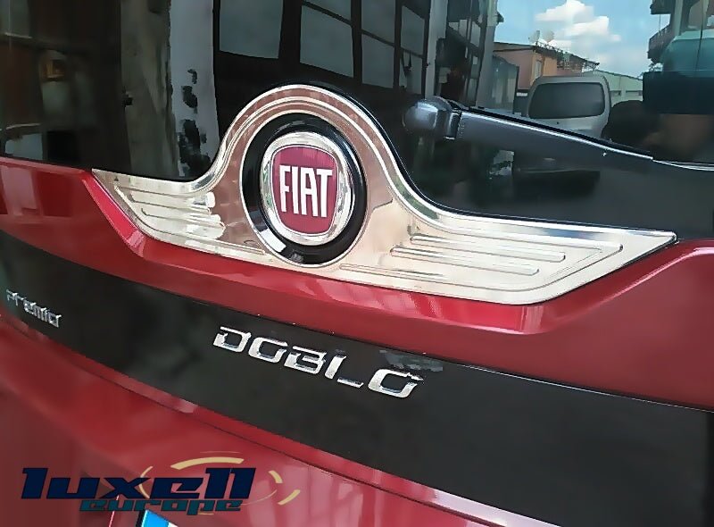 Fits Fiat Doblo 2015-2021 Chrome Rear Logo Badge Frame Trim 1 Pcs - Luxell Europe