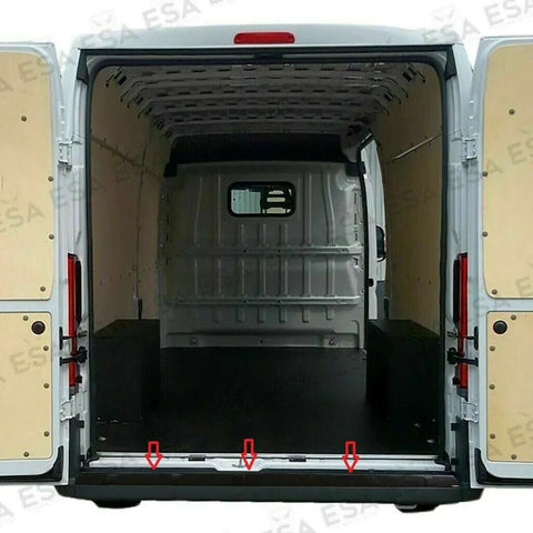 Fits Fiat Ducato Peugeot Boxer Citroen Relay 2006-2021 Rear Bumper Protector Scratch Guard