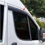 Fits Fiat Ducato / Peugeot Boxer / Citroen Relay 2006-2022 Wind Rain Deflector , Front Side Door Window Vent Visor 2 Pcs
