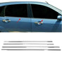 Fits Ford Focus MK1 HB 1998-2005 Chrome Window Frame Sill Trim Strips Streamer 4 Pcs