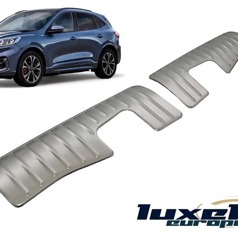 Fits Ford Kuga MK3 2019-2022 Chrome Inner Rear Bumper Protector Scratch Guard