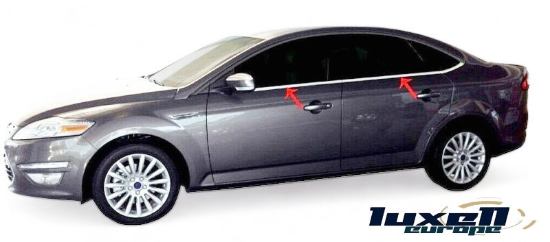 Enhance Your Ford Mondeo MK4 Saloon 2007-2014 with Chrome Window Frame Trim (4 Door, 4 Pcs)