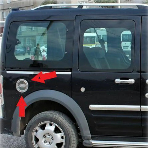 Fits Ford Tourneo Connect 2002-2013 Chrome Fuel Tank Cap Flap Cover