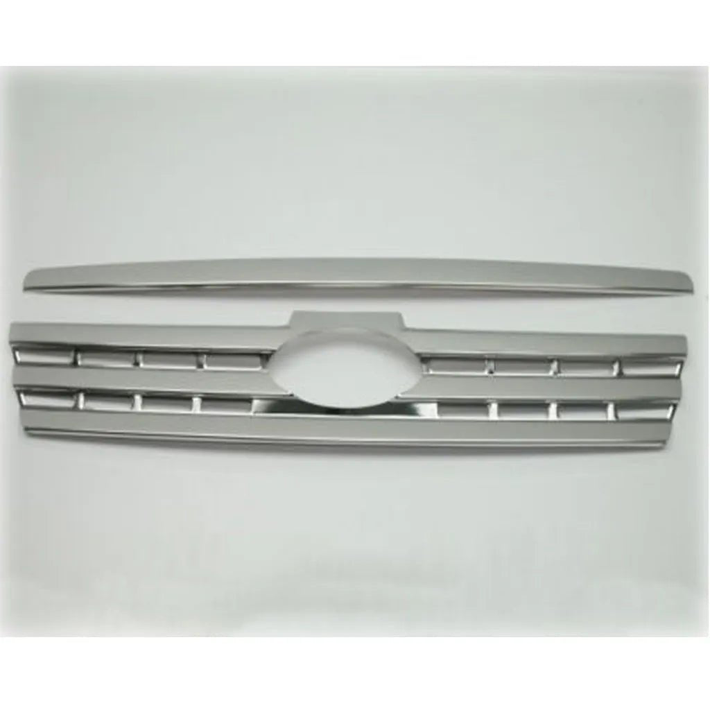 Fits Ford Tourneo Connect 2009-2013 Chrome Front Grille Trim & Hood Streamer 2 Pcs - Luxell Europe