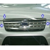 Fits Ford Tourneo Connect 2009-2013 Chrome Front Grille Trim & Hood Streamer 2 Pcs - Luxell Europe
