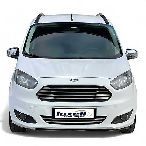 Fits Ford Tourneo Courier 2014-2017 Chrome Side View Wing Mirror Trim Cover 2 Pcs - Luxell Europe