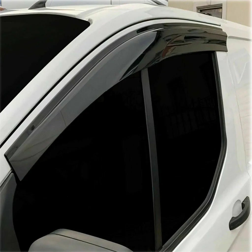 Fits Ford Tourneo Custom 2012-2022 Wind Rain Deflector , Front Side Door Window Vent Visor 2 Pcs - Luxell Europe