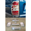 Fits Ford Transit MK6 MK7 2000-2013 Chrome Brake Lamp Tail Light Trim & Door Handle Covers SET - Luxell Europe