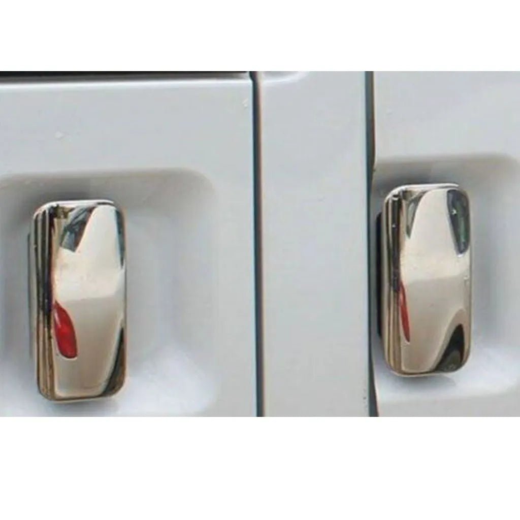 Fits Ford Transit MK6 MK7 2000-2013 Chrome Exterior Door Handle Cover Set 3 Pcs (2 DOOR) - Luxell Europe