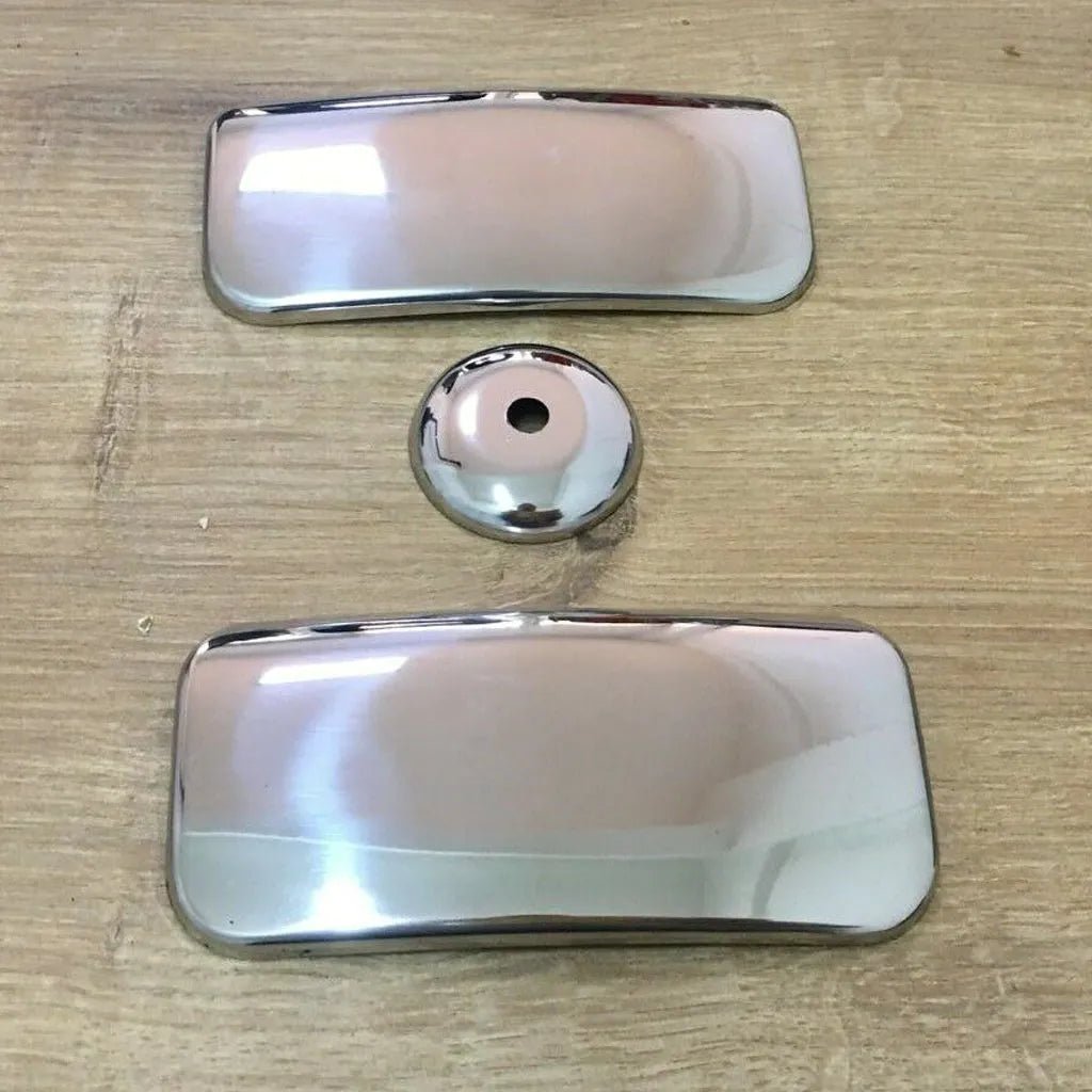Fits Ford Transit MK6 MK7 2000-2013 Chrome Exterior Door Handle Cover Set 3 Pcs (2 DOOR) - Luxell Europe