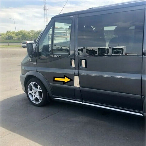 Fits Ford Transit MK6 MK7 2000-2013 Chrome Fuel Tank Cap Flap Cover - Luxell Europe