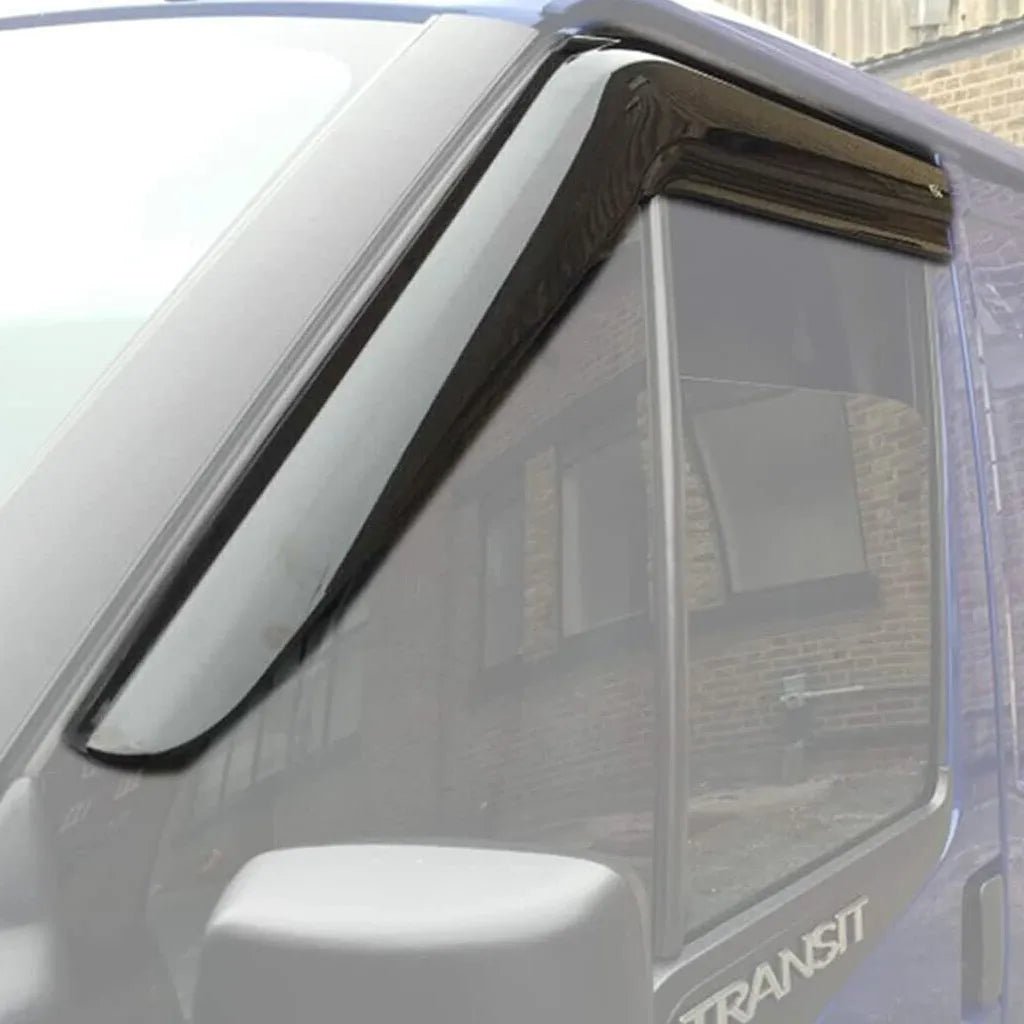 Fits Ford Transit MK6 MK7 2000-2013 Wind Rain Deflector , Front Side Door Window Vent Visor 2 Pcs - Luxell Europe