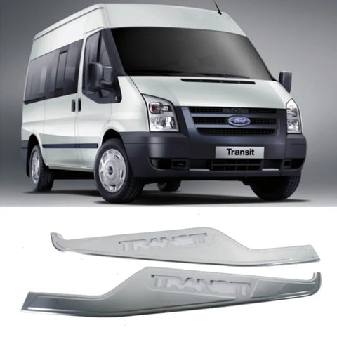 Fits Ford Transit MK7 2006-2013 Chrome Window Frame Sill Trim Strips Streamer 2 Pcs - Luxell Europe