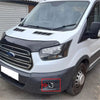 Fits Ford Transit MK8 2014-2018 Chrome Fog Light Lamp Cover Surrounds Trim 2 Pcs - Luxell Europe
