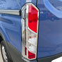 Fits Ford Transit MK8 2014-2021 Chrome Plated Brake Lamp Tail Light Trim Cover 2 Pcs - Luxell Europe