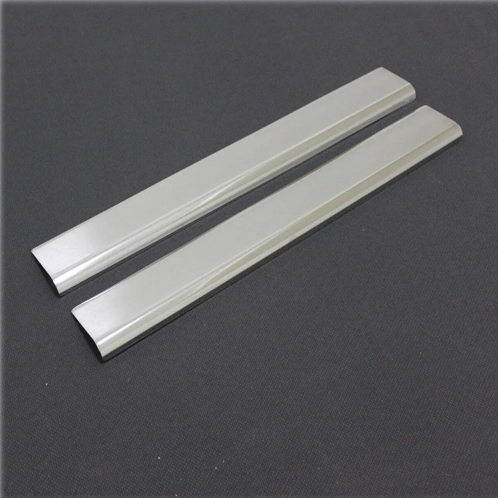 Fits Ford Transit MK8 2014-2022 Chrome Door Sill Scratch Protector Trim 2 Pcs - Luxell Europe