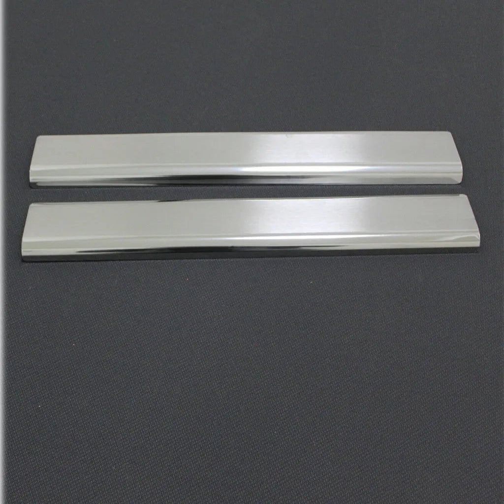 Fits Ford Transit MK8 2014-2022 Chrome Door Sill Scratch Protector Trim 2 Pcs - Luxell Europe