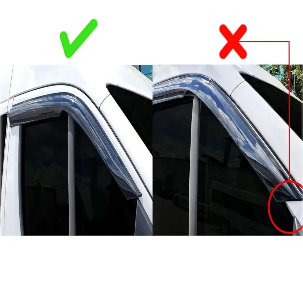 Fits Ford Transit MK8 2014 2022 Wind Rain Deflector Front Side