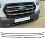 Fits Ford Transit MK8 2019-2022 Chrome Front Grille Trim Streamer 4 Pcs - Luxell Europe