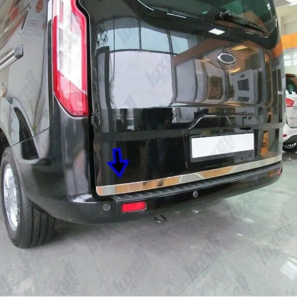 Fits Ford Transit Tourneo Custom 2012-2021 Chrome Tailgate Boot Lid Trim Strip Streamer 1 Pcs - Luxell Europe