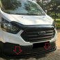 Fits Ford Transit Tourneo Custom 2018-2022 Front Bumper Lower Splitter Lip Spoiler - Luxell Europe