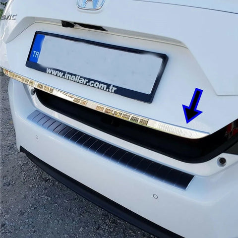 Fits Honda Civic MK10 2016-2021 Chrome Tailgate Boot Lid Trim Strip Streamer 1 Pcs - Luxell Europe