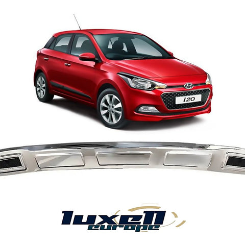 Fits Hyundai i20 HB 2014-2017 Chrome Exhaust Deflector Frame Trim 1 Pcs - Luxell Europe