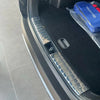 Fits Hyundai Tucson 2020-2022 Chrome Inner Rear Bumper Protector Scratch Guard 2 Pcs - Luxell Europe