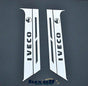 Fits Iveco Stralis Truck 2002-2019 Chrome Door Pillar Trims 4 Pcs - Luxell Europe