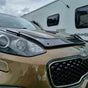 Fits Kia Sportage 2015-2021 Black Bonnet Protector Stone Bug Deflector High Quality - Luxell Europe