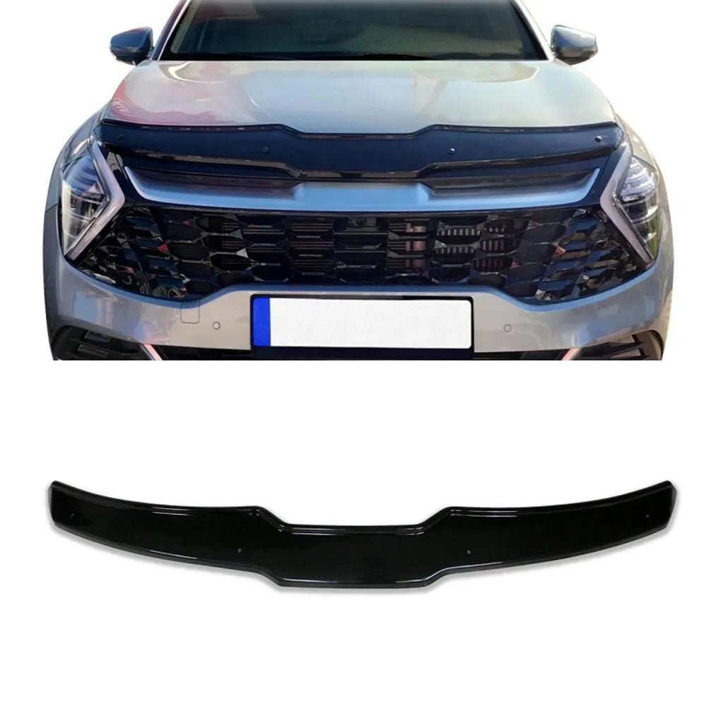 Fits Kia Sportage 2021-2023 Black Bonnet Protector Stone Bug Deflector High Quality - Luxell Europe