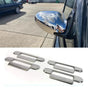 Fits London Taxi LTI TX1 TX2 TX4 Chrome Side View Wing Mirror & Door Handle Trim Cover SET - Luxell Europe
